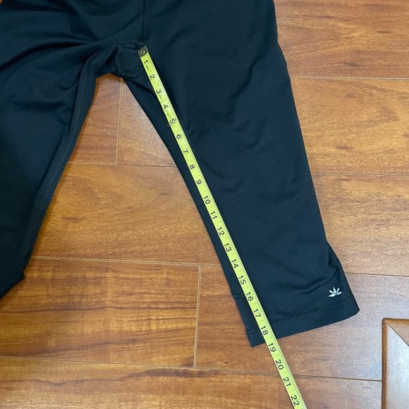 Lukka Womens Crop Capri Athletic Workout Leggings Black Gray Pink Size Large - Picture 11 of 13